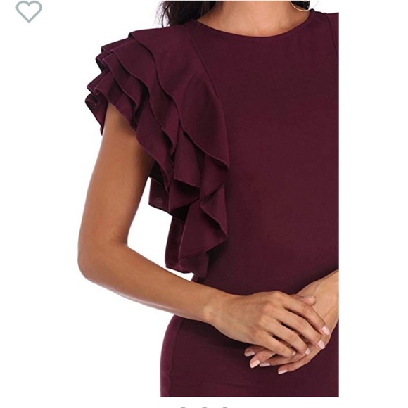 Midi Ruffled Dress - Picture 3 of 3